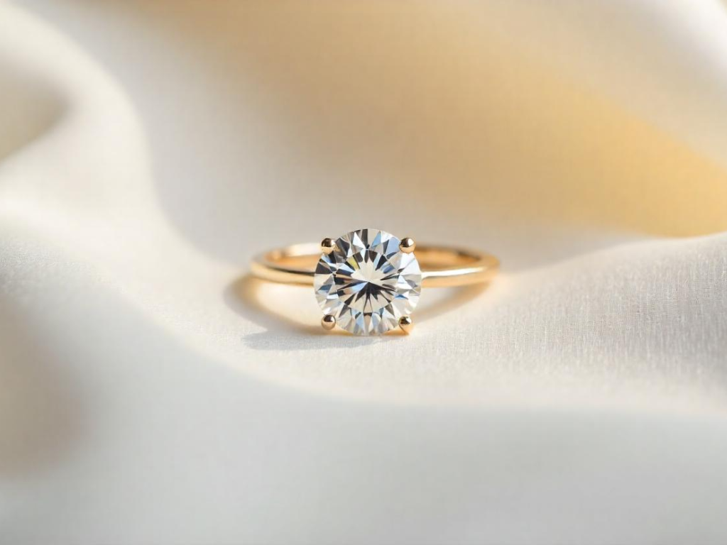 lab grown diamond ring