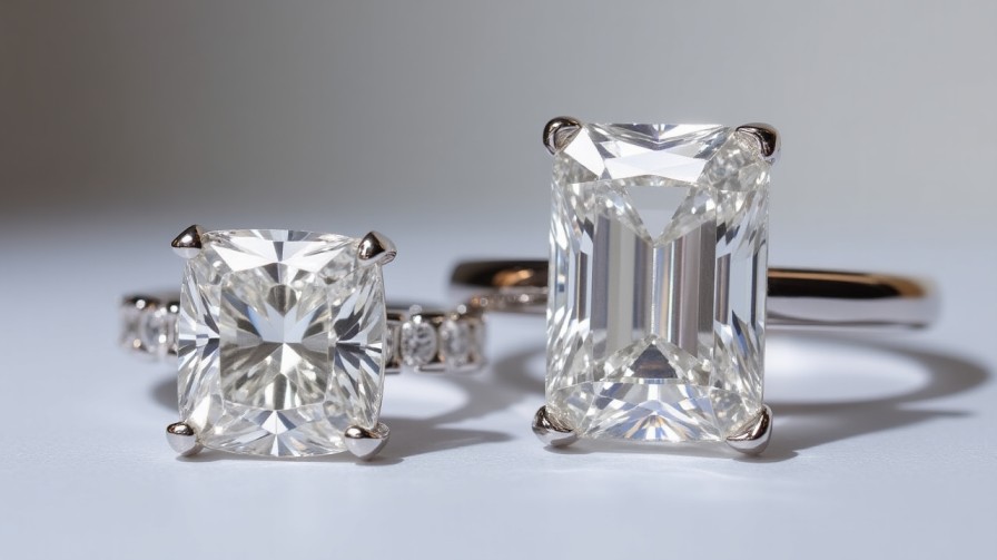 Cushion & Princess Cut Diamonds Ring