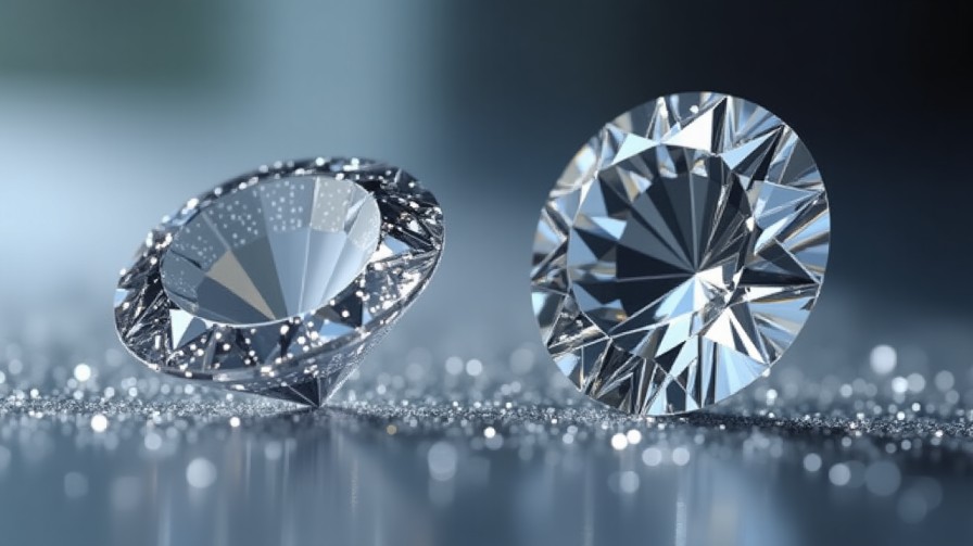 Real Diamond and Man Made Diamond