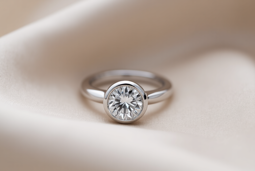 Bezel Engagement Ring