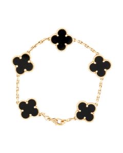 Van Cleef & Arpels Vintage Alhambra 5 Motif Bracelet
